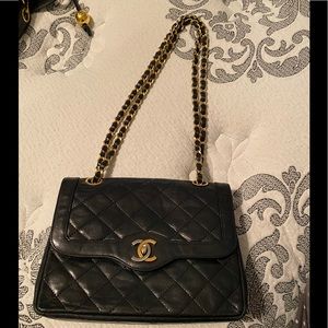 Vintage Chanel small double flap bag